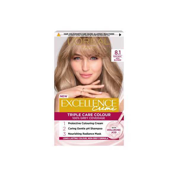 L'Oréal Excellence Crème 8.1 Natural Ash Blonde