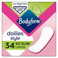 Bodyform So Slim Pantyliners 34 Pack