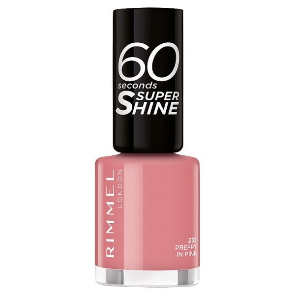 Rimmel Nail Polish 60 Sec 235 Preppy In Pink