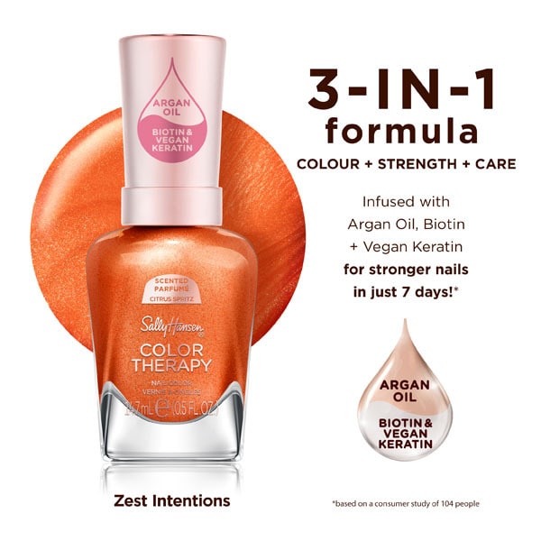 Sally Hansen Colour Therapy Scented Nail Polish Zest Intentions