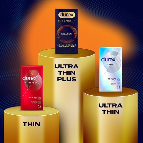 Durex Intensity Condom Regular Fit 10S