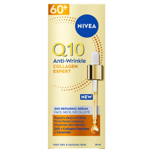 Nivea Q10 Anti-Wrinkle Collagen 3In1  Face Serum 30Ml