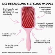 Denman D38 Pink Crush Detangler Brush