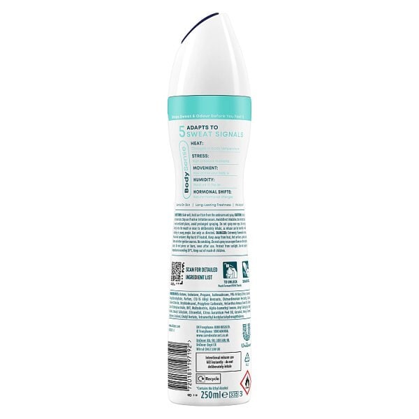 Sure Nonstop Protection Invisible Aqua Anti-Perspirant Aerosol 250 ml