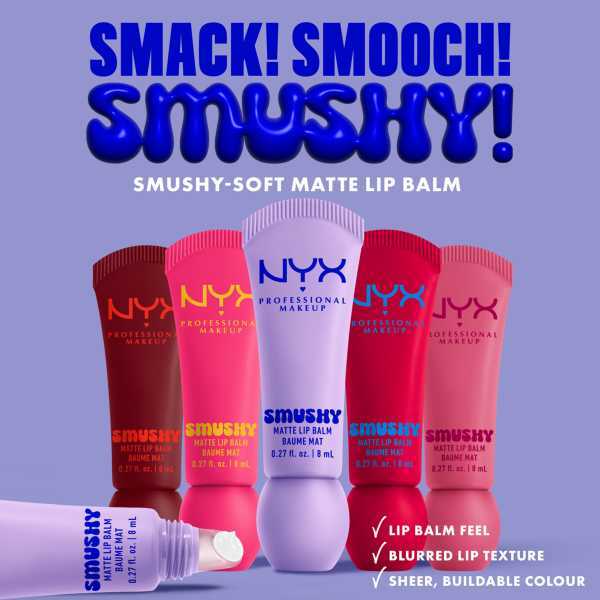 NYX Professional Makeup Smushy Matte Lip Balm Squeezensizzle