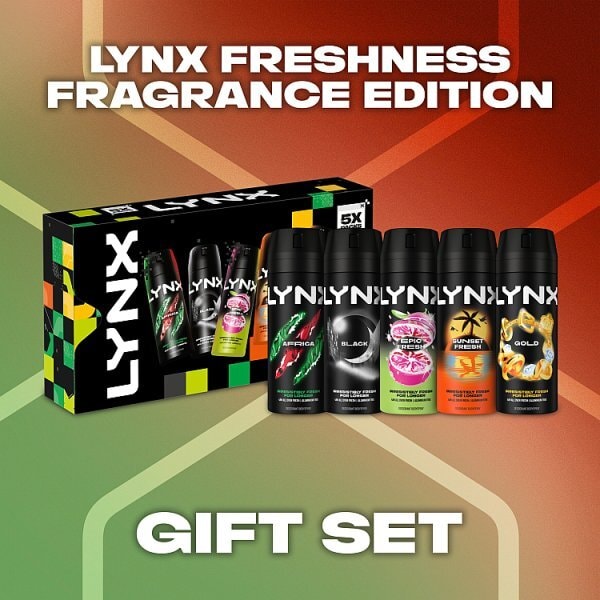 Lynx 5 Body Spray Christmas Gift Set