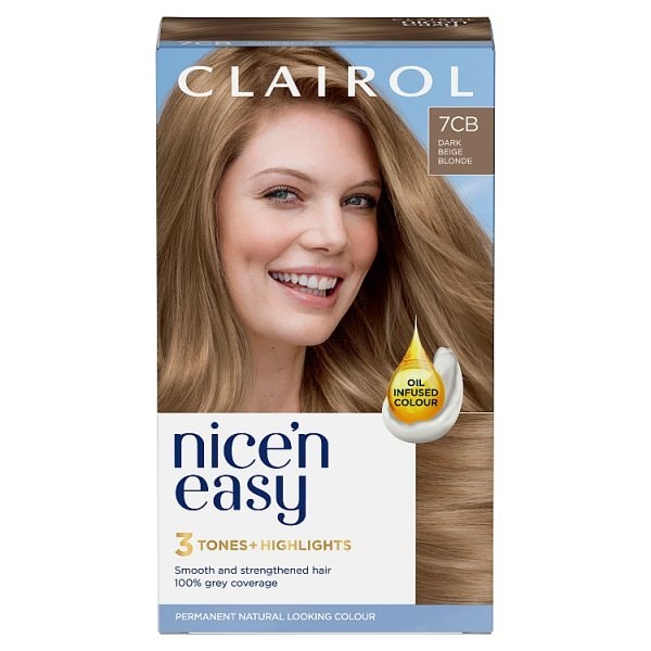 Clairol Nice'n Easy Hair Dye 7CB Dark Champagne Blonde