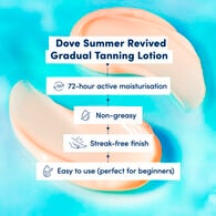 Dove Dermaspa Gradual Tan Lotion Medium To Dark 200ml