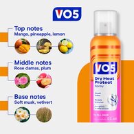 Vo5 Dry Heat Protect Spray 200ml