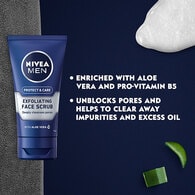 NIVEA MEN Exfoliating Face Scrub Protect & Care 75ml