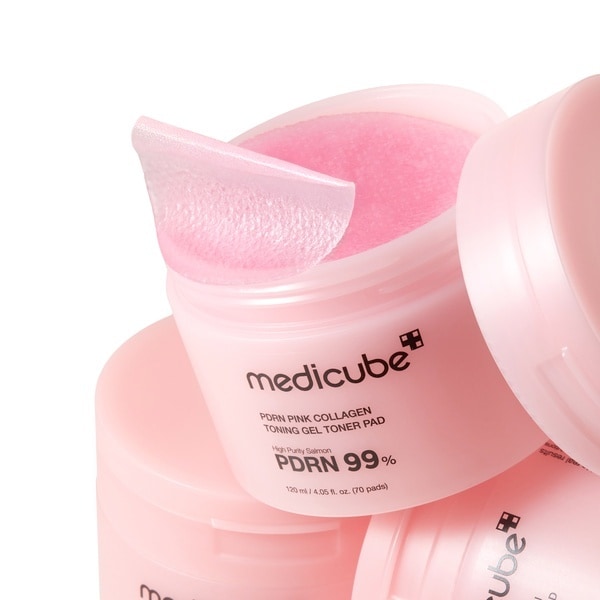 Medicube PDRN Pink Collagen Toning Gel Toner Pad
