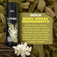 Lynx Aerosol Bodyspray Xxl Gold 250ml