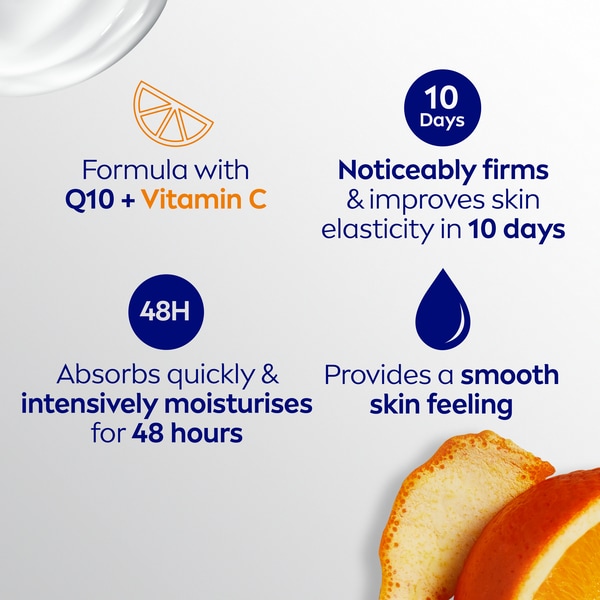 NIVEA Q10 + Vitamin C Firming Body Lotion Normal Skin 400ml