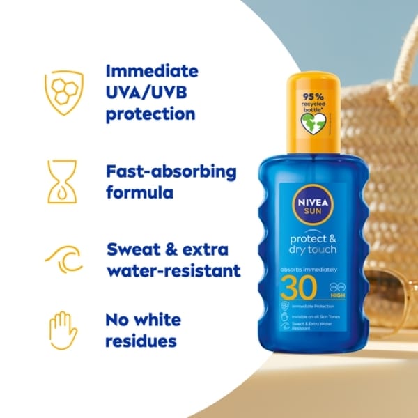 NIVEA SUN Protect & Refresh Cooling Sun Cream Spray SPF30 200ml