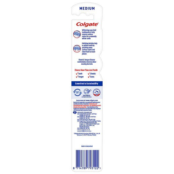 Colgate 360° Max White One Medium Toothbrush