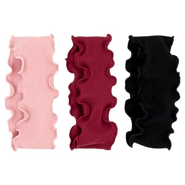Studio London Frill Headbands 3 Pack