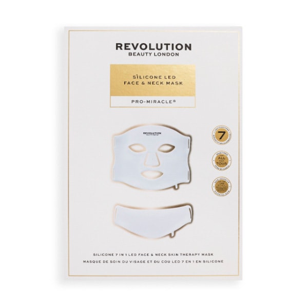 Revolution Pro Miracle Silicone Face And Neck Mask-White