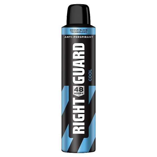 Right Guard Men 48h Anti-Perspirant Deodorant, Cool 250ml