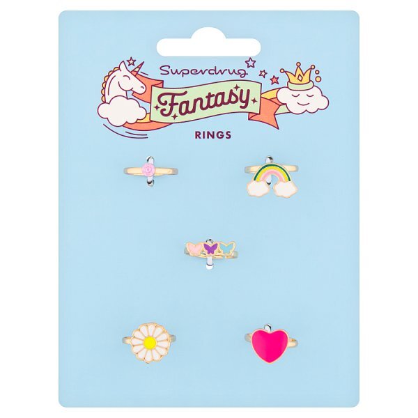 Fantasy Daisy Rings 5 Pack