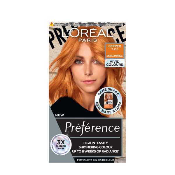 Preference Vivids (Colorista) Hair Dye Copper 7.43