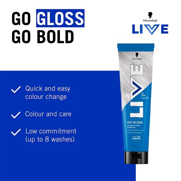Schwarzkopf LIVE Icy Pearl Colour & Shine Hair Gloss