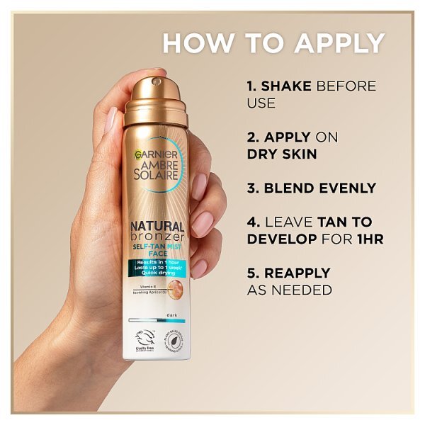 Garnier Ambre Solaire No Streaks Dark Self Tan Body Mist 150ml