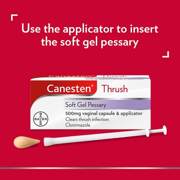 Canesten Thrush Combi Soft Gel Pessary & External Cream 500mg