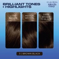 Clairol Nice'n Easy Hair Dye 3 Brown Black