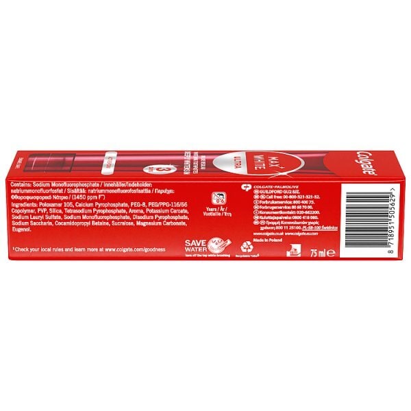Colgate Max Ultra Active Foam Whitening Toothpaste 75Ml