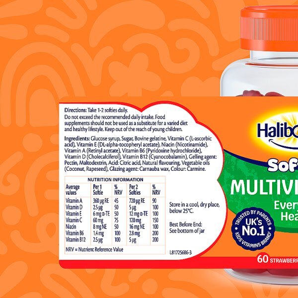 Haliborange Strawberry Multivitamin - 60 Softies