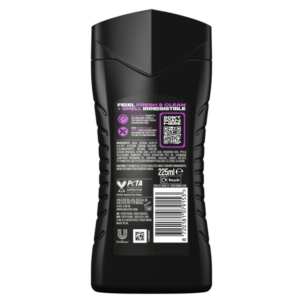 Lynx Bodywash Shower Gel Excite 225ml