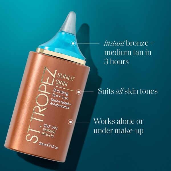 St Tropez Express Sunlit Face Tint + Tan 30ml