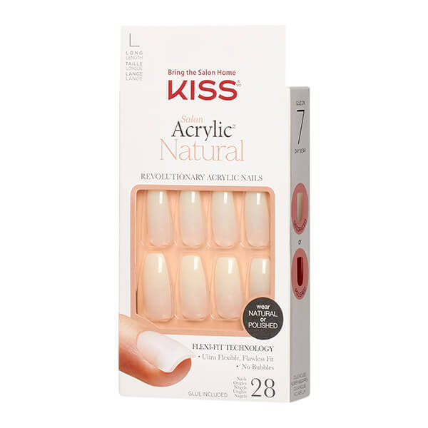 DNR KissAcrylic Natural Nails Strong Enough