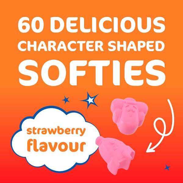 Haliborange Disney Toy Story Calcium Vit D Straw Softies 60