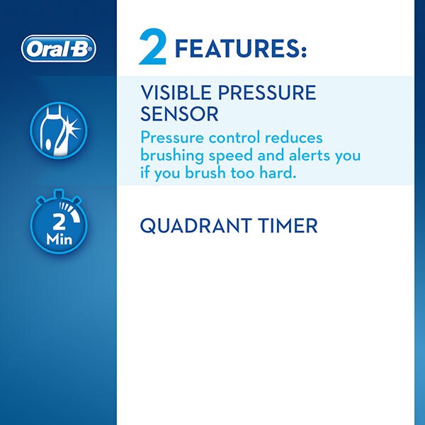 Oral-B Pro 2 3D White Pink Electric Toothbrush & Travel Case