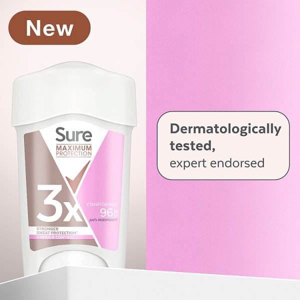 Sure Maximum Protection Confidence Anti-Perspirant Cream 45 ml