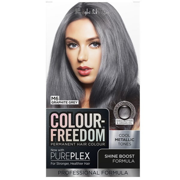 Colour Freedom Permanent Hair Colour. M6 Graphite Grey.