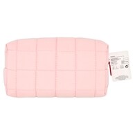 Superdrug Pink Padded Cube Cosmetic Bag