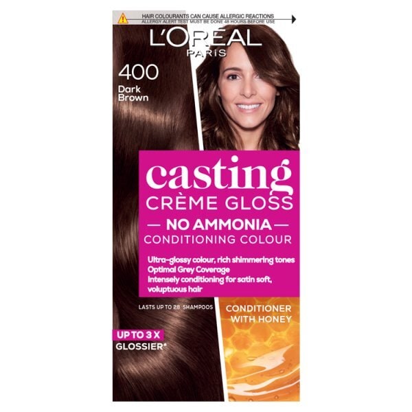 Casting Creme Gloss 400 Dark Brown Semi Permanent Hair Dye