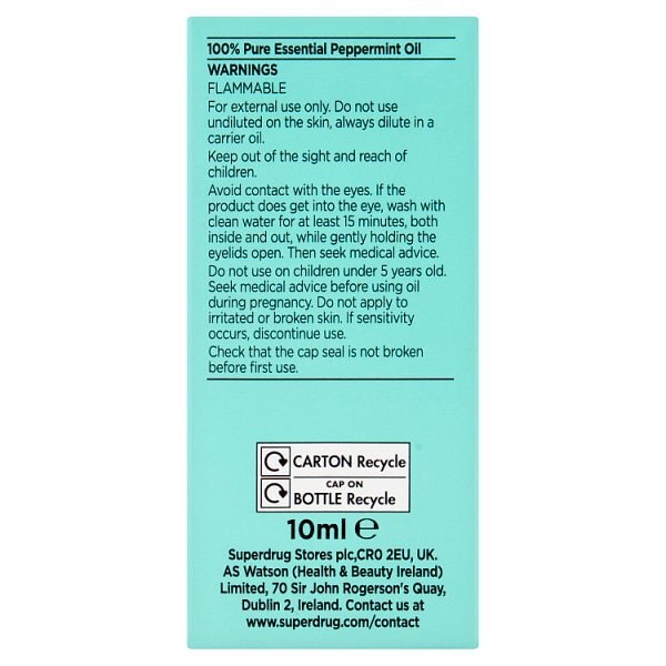 Superdrug Pure Peppermint Oil 10ml