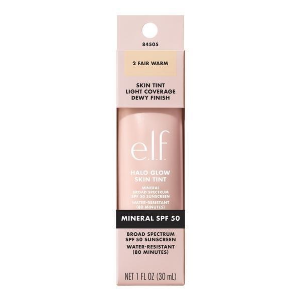 e.l.f. Halo Glow Skin Tint Foundation - SPF 50 2 Fair Warm