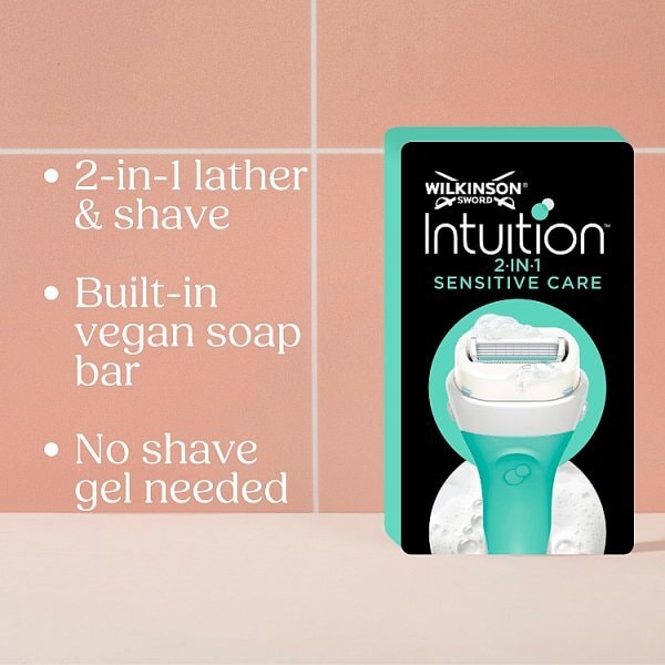 Wilkinson Sword Intuition 2 in1 Sensitive Care Blades 3pk