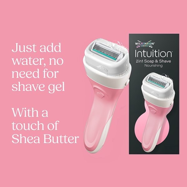 Wilkinson Sword Intuition 2in1 Nourishing Women's Razor + 5 Blades