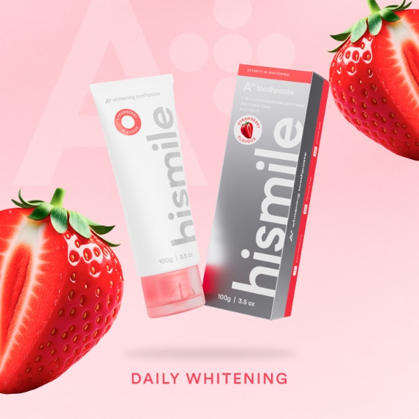 Hismile A+ Whitening Toothpaste - Strawberry