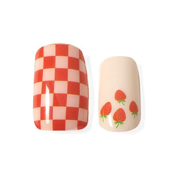 Mylee Gel Nail Wraps Berries & Cream
