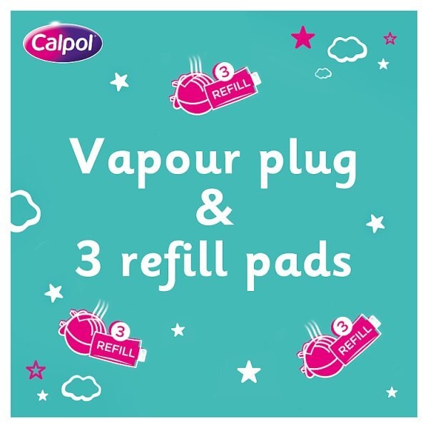 Calpol Vapour Plug & Nightlight with 3 Refill Pads