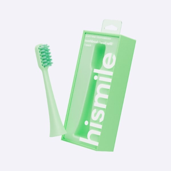 HiSmile Electric Toothbrush Head Refills - Green  (1Pk)