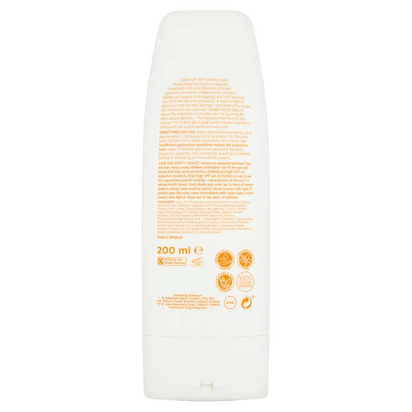 Solait Kids Sensitive Sun Lotion SPF50+ 200ml
