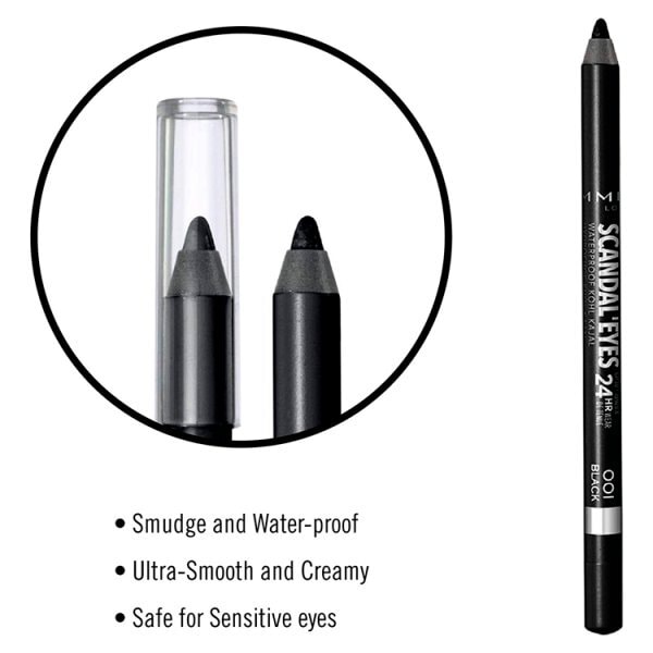 Rimmel Scandal Eyes Waterproof Kohl Eyeliner, Nude, 1.3g