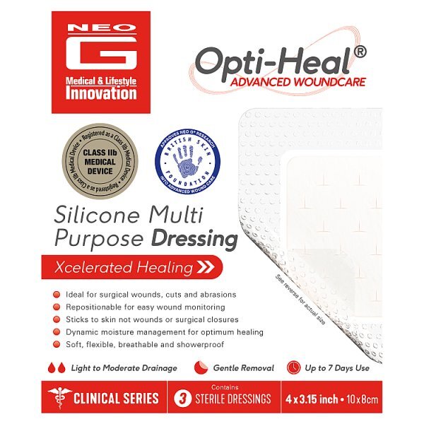 Neo G Opti-Heal Silicone Multi Purpose Dressing